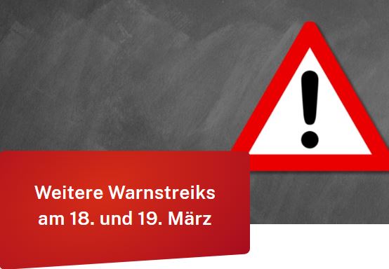 Streikmeldung